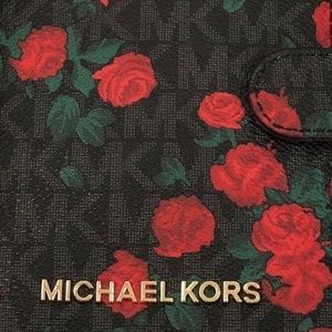 ❤️Black & Red Jet Set Travel Passport Wallet